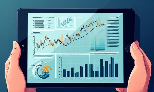 Market analysis charts showing AI investment trends and forecasts